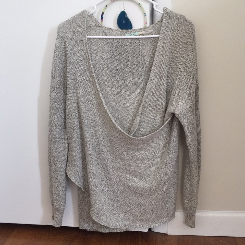 Gray sweater